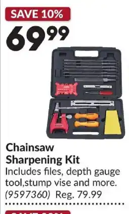 Princess Auto Chainsaw Sharpening Kit offer