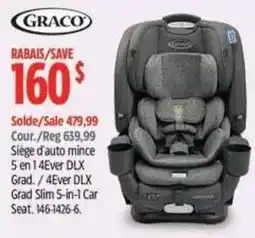 Canadian Tire Graco 5 in 1 4Ever DLX Grad Slim 5-in-1 Car Seat offer