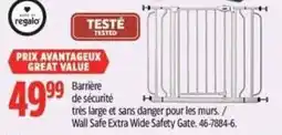 Canadian Tire regalo wall safe extra wide safety gate offer