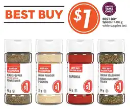 Sobeys Best Buy spices offer