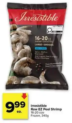 Metro Irresistible Raw EZ Peel Shrimp offer