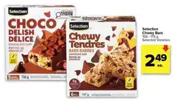 Metro Selection chewy bars offer
