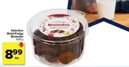 Metro Selection moist-fudgy brownies offer