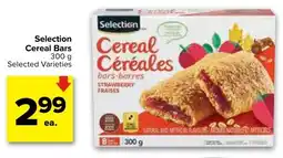 Metro Selection cereal bars offer