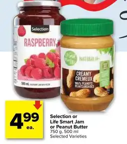 Metro Selection or Life Smart Jam or Peanut Butter offer