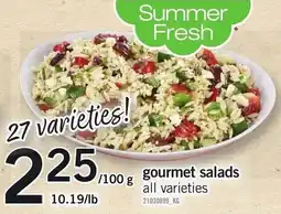 Loblaws Summer Fresh gourmet salads offer