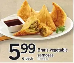 Loblaws Brar's vegetable samosas offer