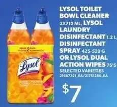 Loblaws Lysol toilet bowl cleaner offer