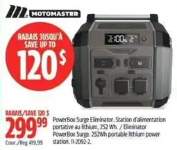 Canadian Tire Motomaster PowerBox Surge Eliminator offer