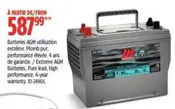 Canadian Tire Nautic AGM Batteries offer