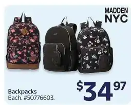Walmart Madden nyc backpacks offer