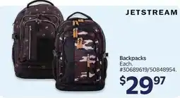 Walmart Jetstream backpacks offer