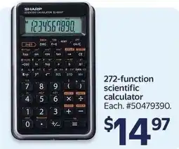 Walmart Sharp 272-function scientific calculator offer