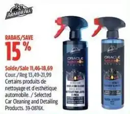 Canadian Tire Armorall selected car cleaning and detailing products offer