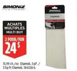 Canadian Tire Simoniz platinum chamois offer