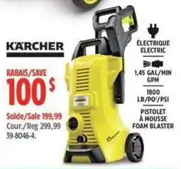Canadian Tire Karcher electric pressure washer offer