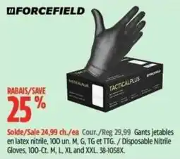Canadian Tire Forcefield tacticalplus gloves offer