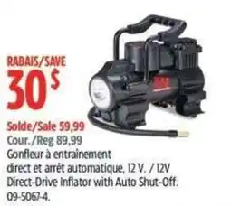 Canadian Tire 3M Direct-Drive Inflator with Auto Shut-Off offer