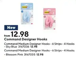 Staples Command medium designer hooks offer