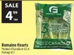 Co-op Greenway Farms Romaine Hearts offer
