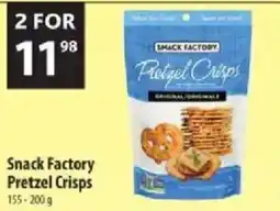 Co-op Snack Factory Pretzel Crisps offer