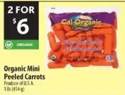 Co-op Cal-Organic organic mini peeled carrots offer