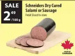 Co-op Schneiders Dry Cured Salami or Sausage offer