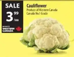 Co-op Cauliflower offer