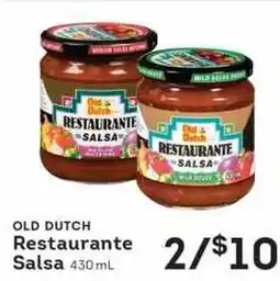 IGA Old Dutch Restaurante Salsa offer