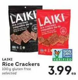IGA Laiki rice crackers offer