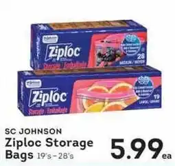 IGA Sc Johnson Ziploc Storage Bags offer