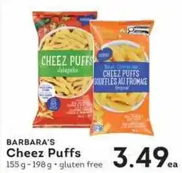 IGA Barbara's Cheez Puffs offer