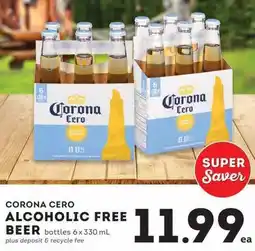 IGA Corona Cero alcoholic free beer offer
