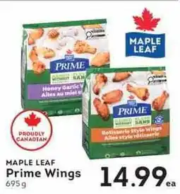 IGA Maple Leaf Prime Wings offer