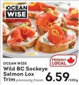 IGA Ocean Wise Wild BC Sockeye Salmon Lox Trim offer