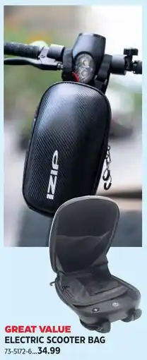 Canadian Tire Great Value electric scooter bag offer