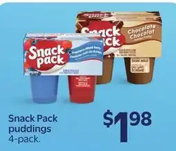 Walmart Snack Pack puddings offer