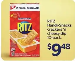 Walmart Ritz handi-snacks crackers 'n cheesy dip offer
