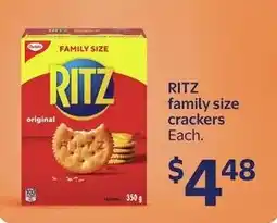 Walmart Ritz family size crackers offer