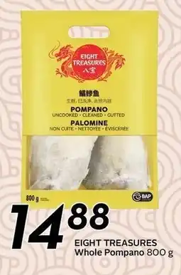 Sobeys Eight Treasures whole pompano offer