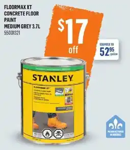 Canac Stanley floormax xt concrete floor paint medium grey offer