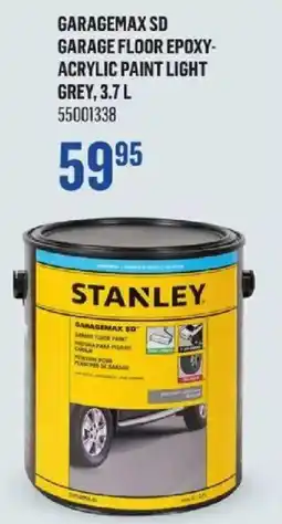 Canac Stanley garage floor epoxy-acrylic paint light grey offer