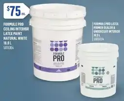 Canac Formule Pro ceiling interior latex paint natural white offer