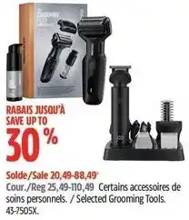 Canadian Tire Certain grooming tools offer
