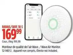Canadian Tire Wave air monitor offer