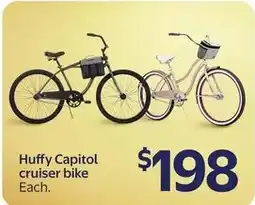 Walmart Huffy Capitol cruiser bike offer
