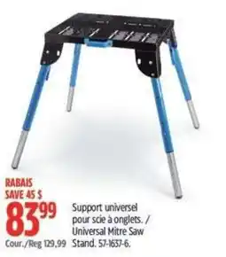 Canadian Tire Universal Mitre Saw Stand offer