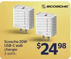 Walmart Scosche 20W USB-C wall charger offer