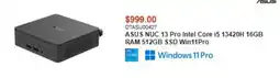 Canada Computers Asus nuc 13 pro intel core i5 13420h 16gb ram 512gb ssd win11pro offer