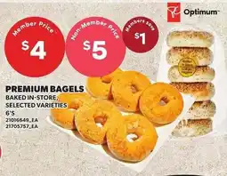Loblaws Optimum premium bagels offer